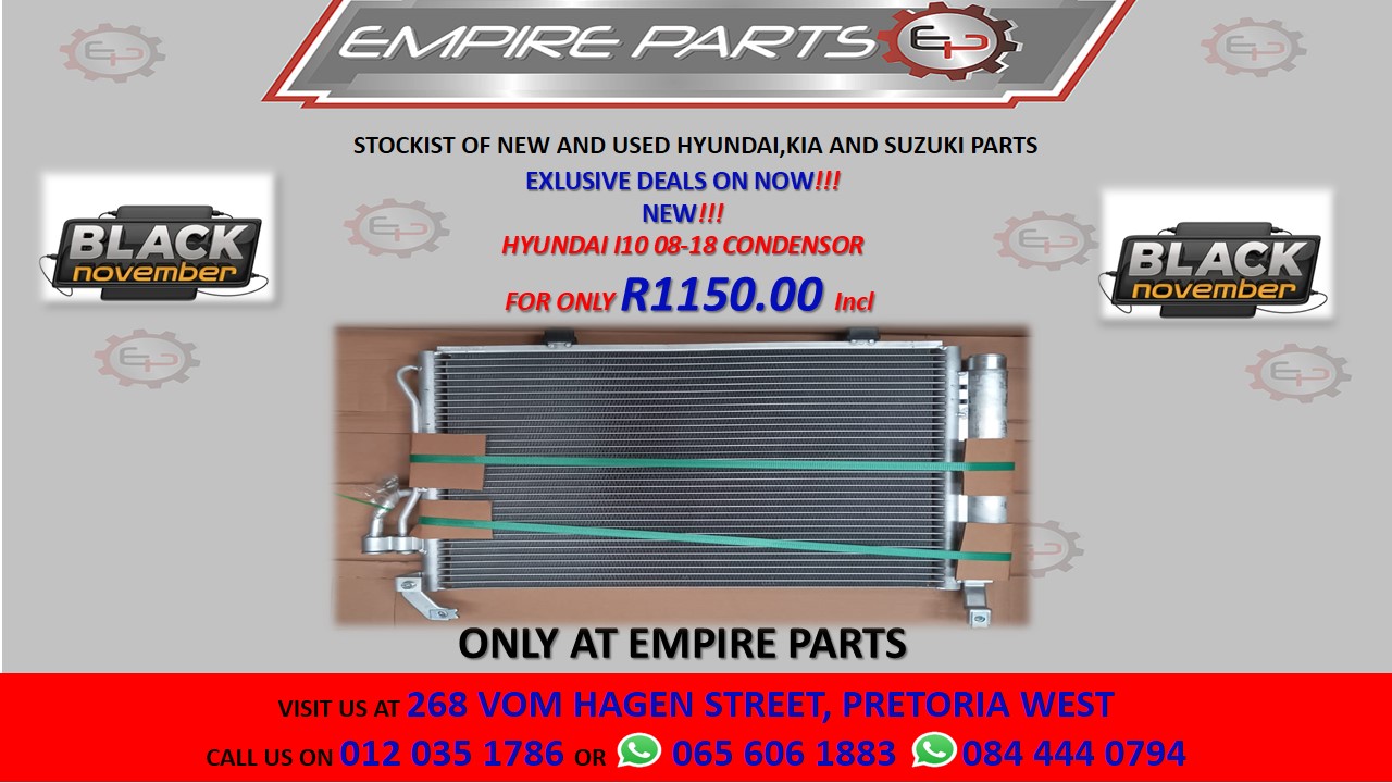 HYUNDAI I10 08-18 CONDENSOR FOR SALE - Private Seller HYUNDAI I10 08-18 CONDENSOR FOR SALE - Private Seller