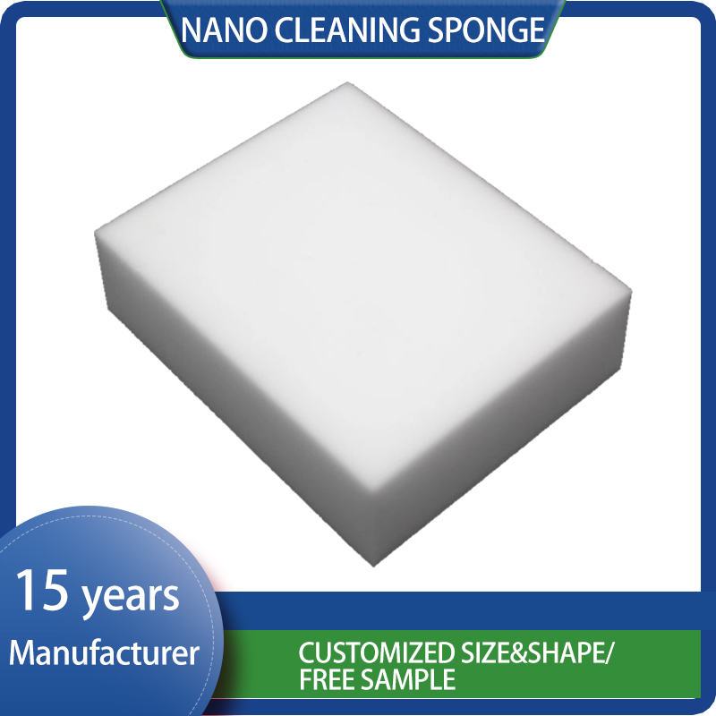 China Supplies Custom Magic eraser Melamine Household Cleaning Nano magic Sponge