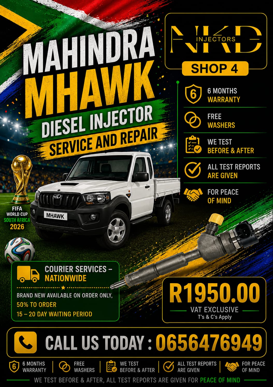 Services_For_Mahindra_MHawk_Diesel_Injectors - Private Seller Services_For_Mahindra_MHawk_Diesel_Injectors - Private Seller