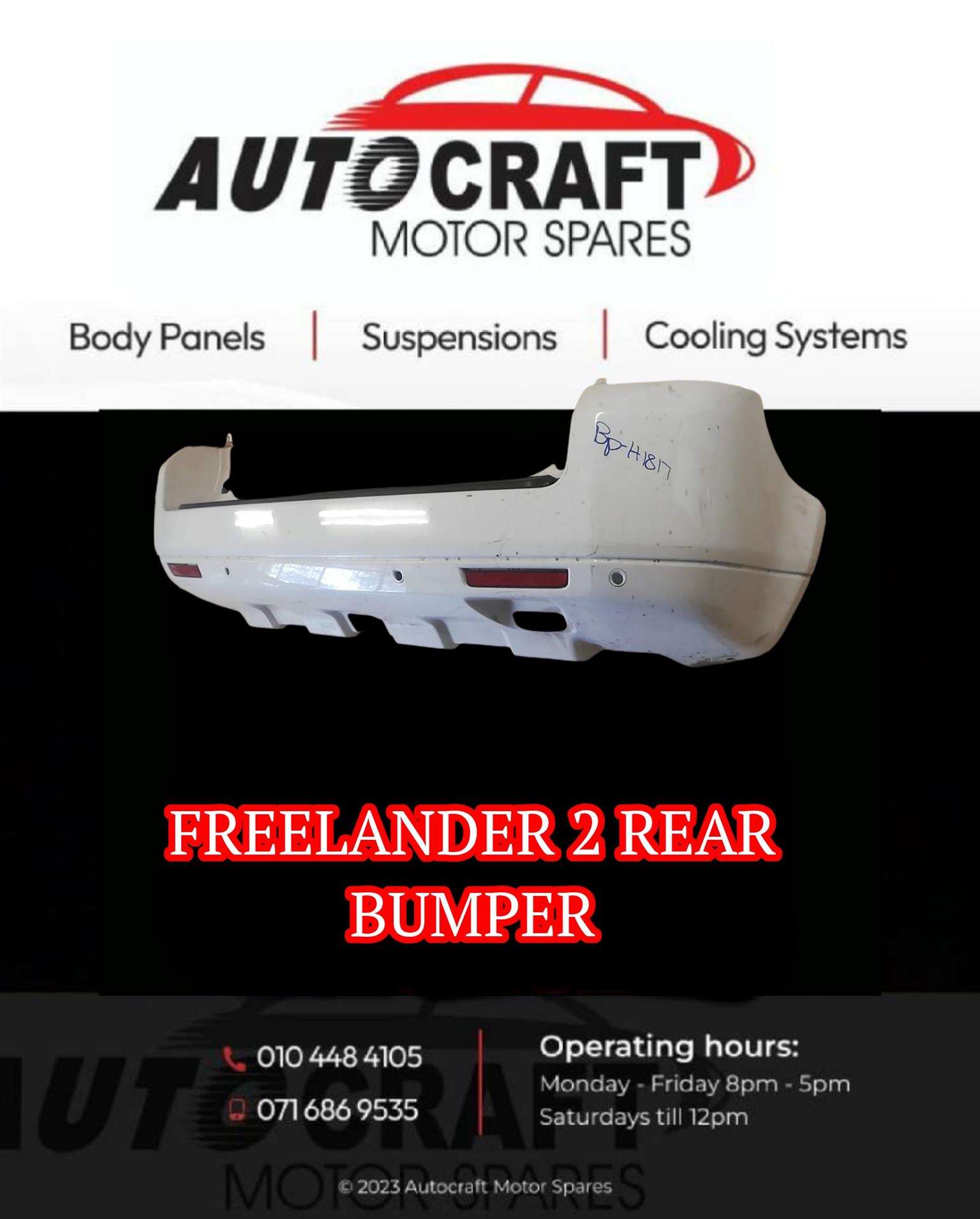 Freelander 2 rear bumper