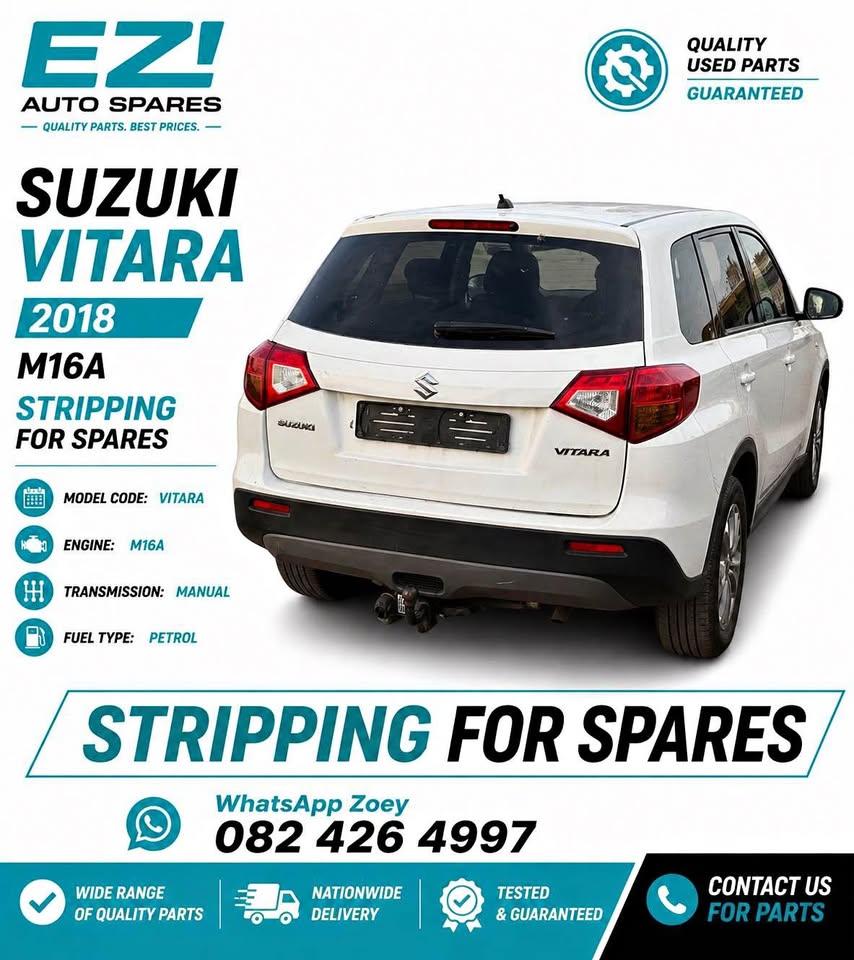 Suzuki grand Vitara 2018. Stripping for spares - Private Seller Suzuki grand Vitara 2018. Stripping for spares - Private Seller