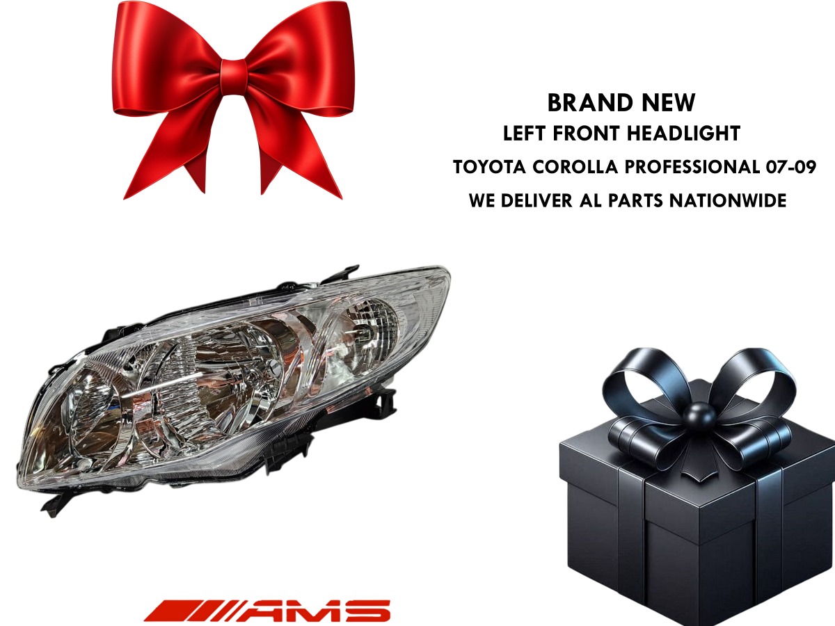 NEW TOYOTA PROFESSIONAL 2007–2009 LEFT HEADLIGHT - Private Seller NEW TOYOTA PROFESSIONAL 2007–2009 LEFT HEADLIGHT - Private Seller