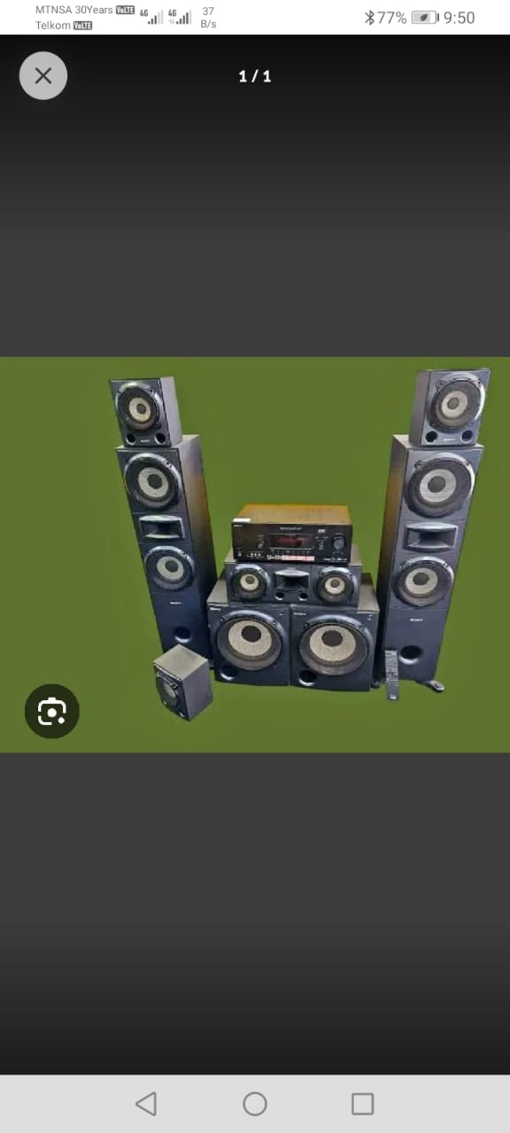 Sony 7.2 home theatre system