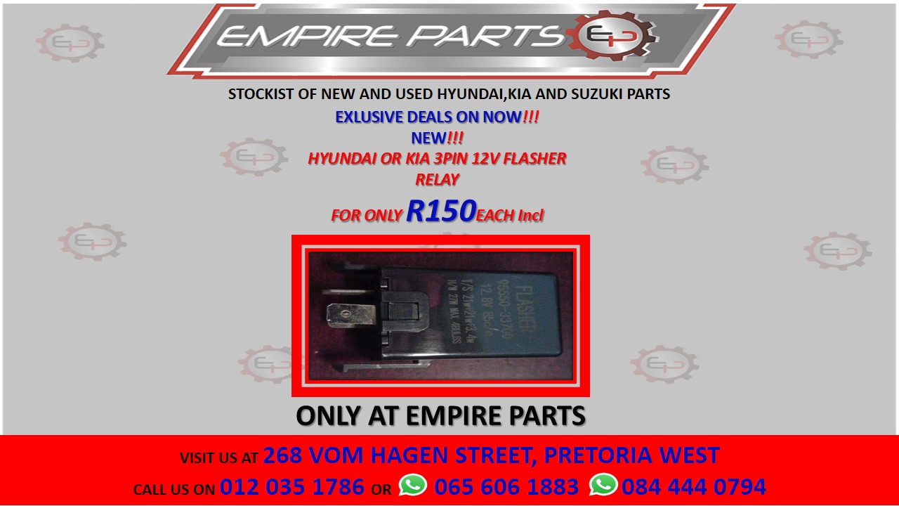 HYUNDAI OR KIA 3 PIN 12V FLASHER RELAY - Private Seller HYUNDAI OR KIA 3 PIN 12V FLASHER RELAY - Private Seller