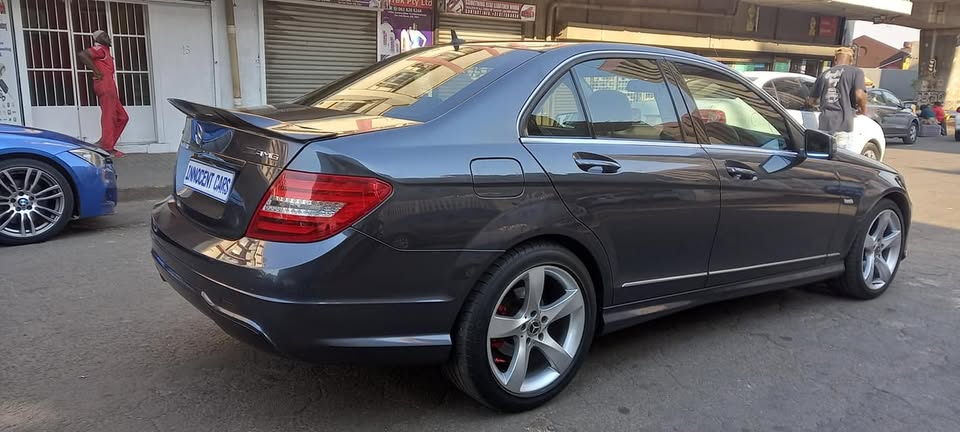 2013 MERCEDES BENZ C180 AMG AUTOMATIC TRANSMISSION, GREY COLOUR, MILEAGE