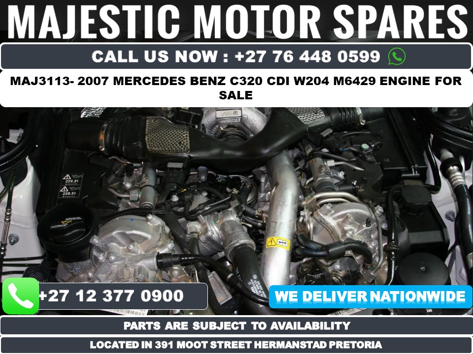 2007 Mercedes Benz C320 CDI engine used for sale - Private Seller 2007 Mercedes Benz C320 CDI engine used for sale - Private Seller