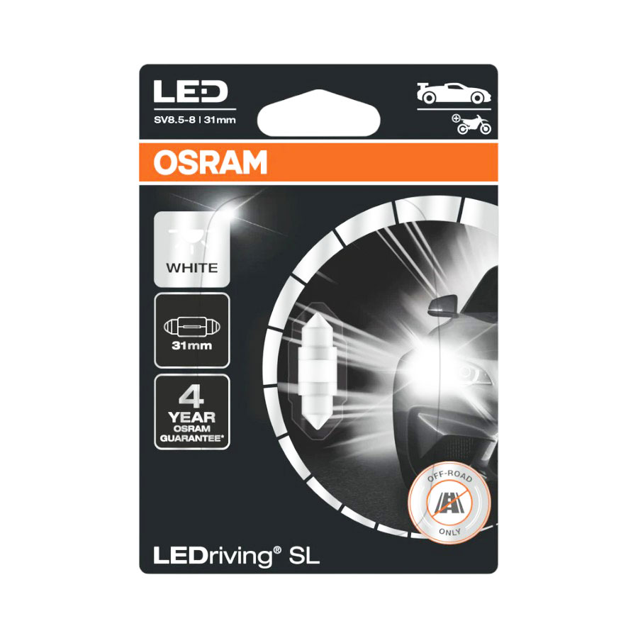Osram C5W 6438DWP C5W (31 mm) SV8.5-8 WHITE Festoon Osram C5W 6438DWP C5W (31 mm) SV8.5-8 WHITE Festoon