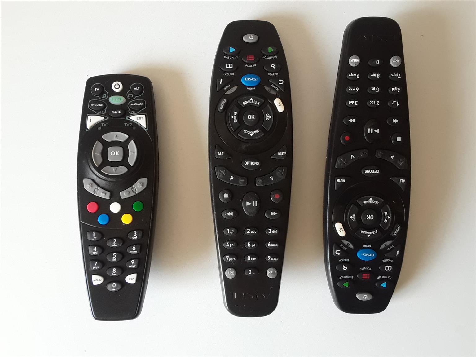 DSTV Remote controls A6 and B3. I am in Orange Grove.