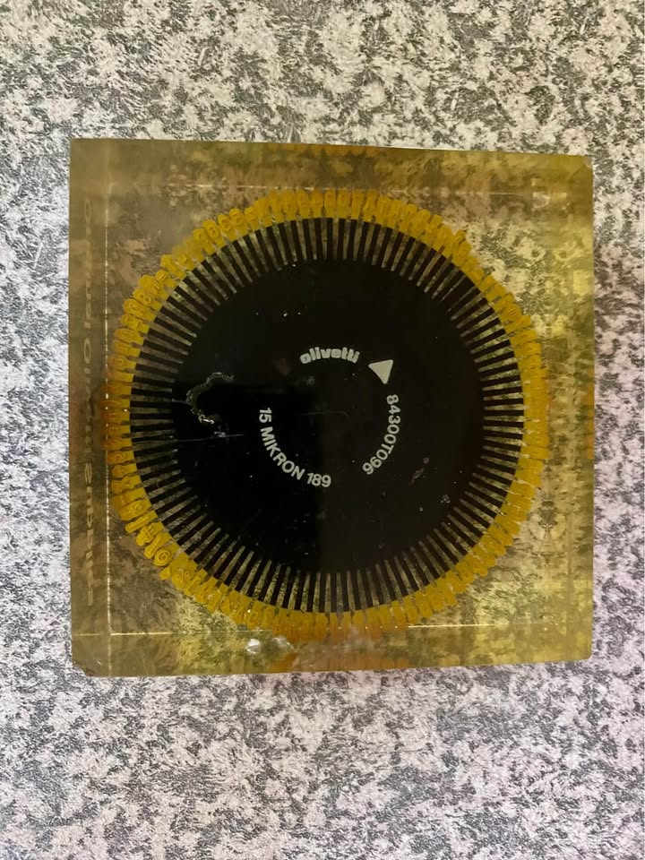 Olivetti Vintage Print Wheel