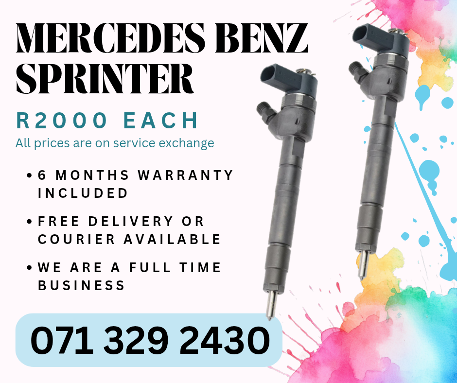 MERCEDES BENZ SPRINTER INJECTORS FOR SALE WITH WARRANTY ON - Private Seller MERCEDES BENZ SPRINTER INJECTORS FOR SALE WITH WARRANTY ON - Private Seller