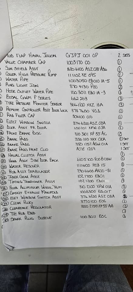 GWM HAVAL PARTS FOR SALE - Private Seller