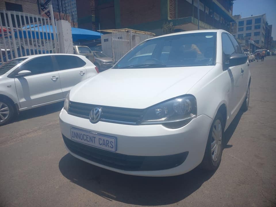 2016 VW POLO VIVO SEDAN 1.4 PETROL ENGINE, MANUAL, WHITE IN COLOR, 82000KM