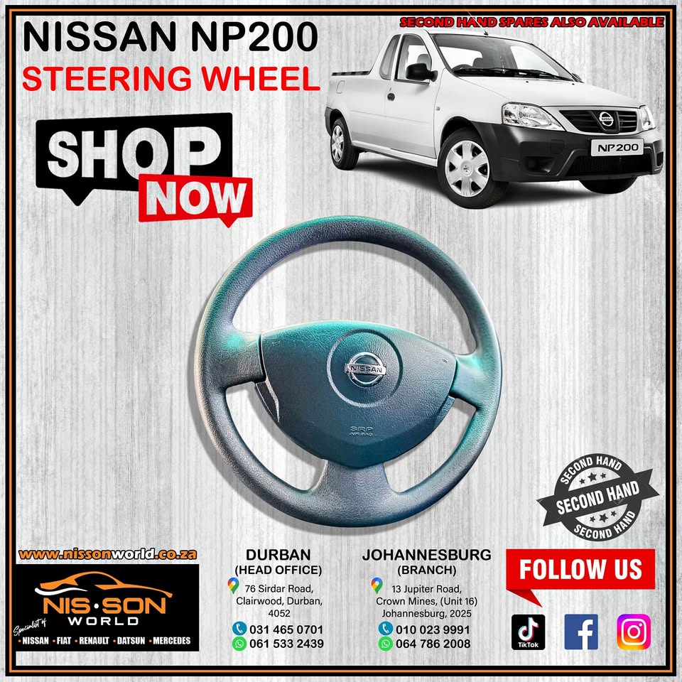 NISSAN NP200 STEERING WHEEL - Private Seller NISSAN NP200 STEERING WHEEL - Private Seller