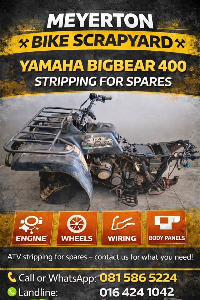 Yamaha Bigbear stripping for spares. - Private Seller Yamaha Bigbear stripping for spares. - Private Seller