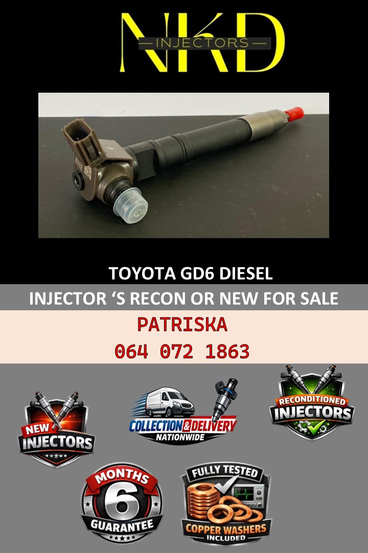 TOYOTA GD6 -DIESEL INJECTORS FOR SALE -NATIONWIDE DELIVERY - Private Seller TOYOTA GD6 -DIESEL INJECTORS FOR SALE -NATIONWIDE DELIVERY - Private Seller