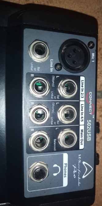 Wharfedale Connect 502 USB mixing console for sale
