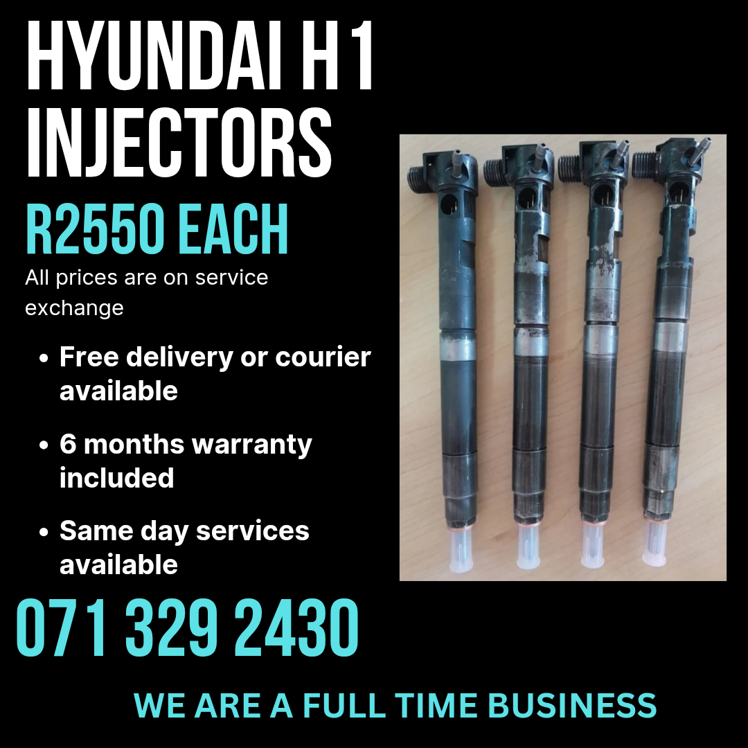HYUNDAI H1 INJECTORS FOR SALE WITH WARRANTY - Private Seller HYUNDAI H1 INJECTORS FOR SALE WITH WARRANTY - Private Seller