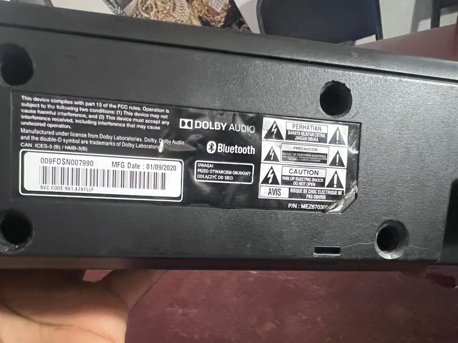 LG Soundbar SK1
