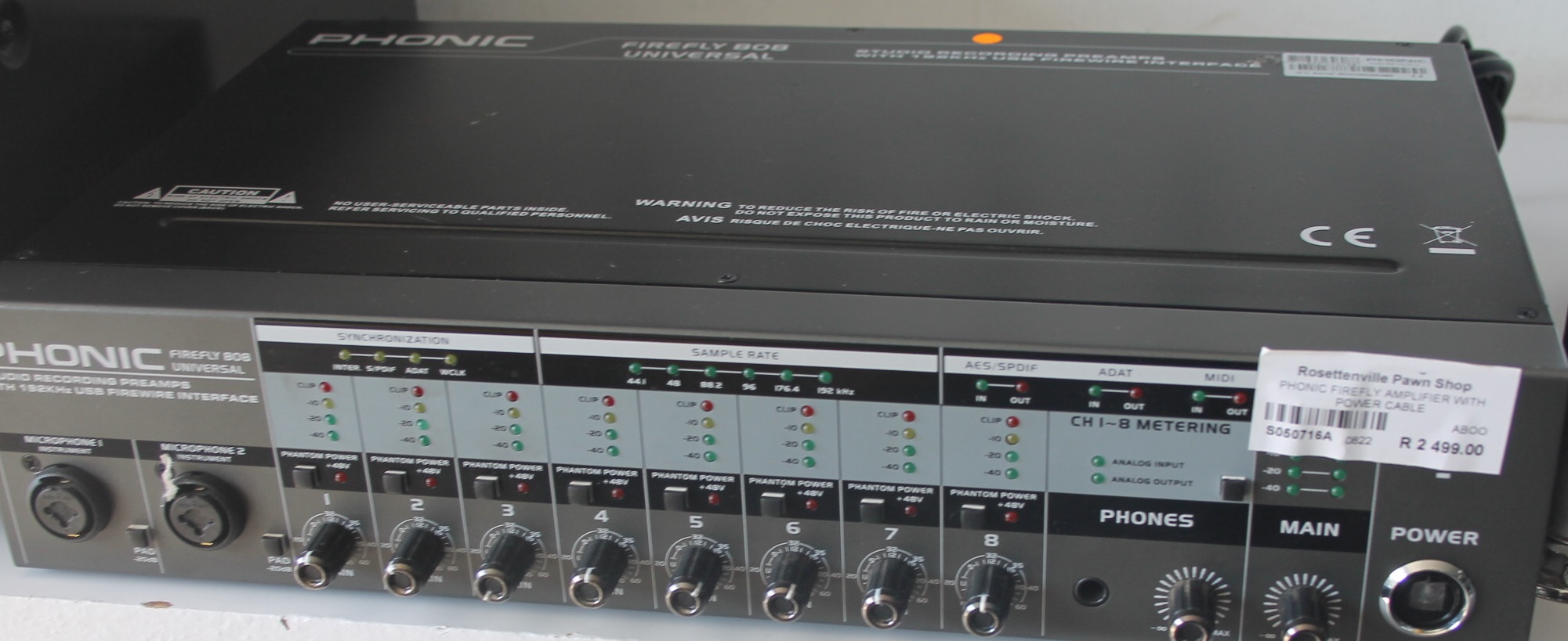 Phonic firefly amplifier S050716A Phonic firefly amplifier S050716A