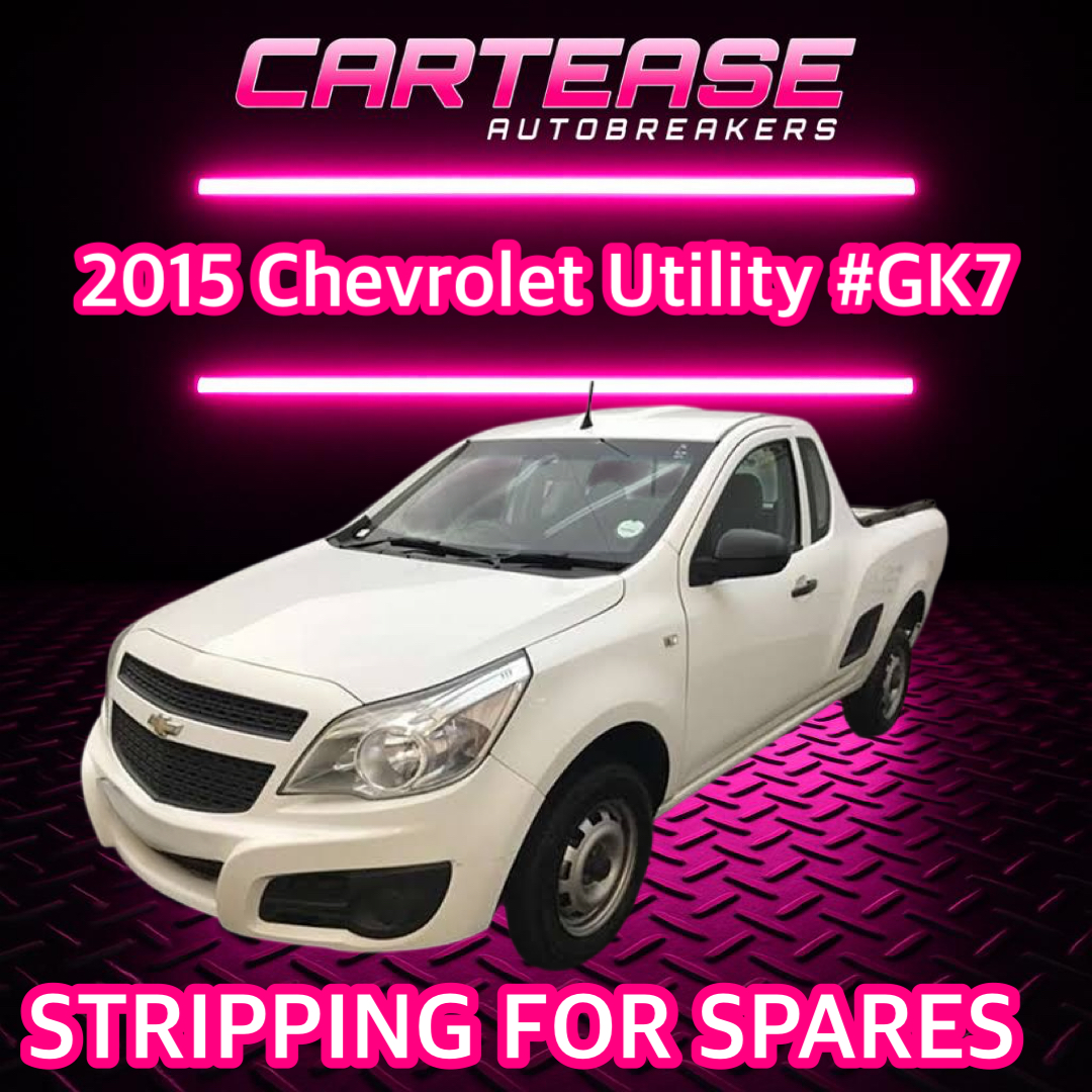 2015 Chevrolet Utility #GK7 Stripping For Spares - Private Seller 2015 Chevrolet Utility #GK7 Stripping For Spares - Private Seller