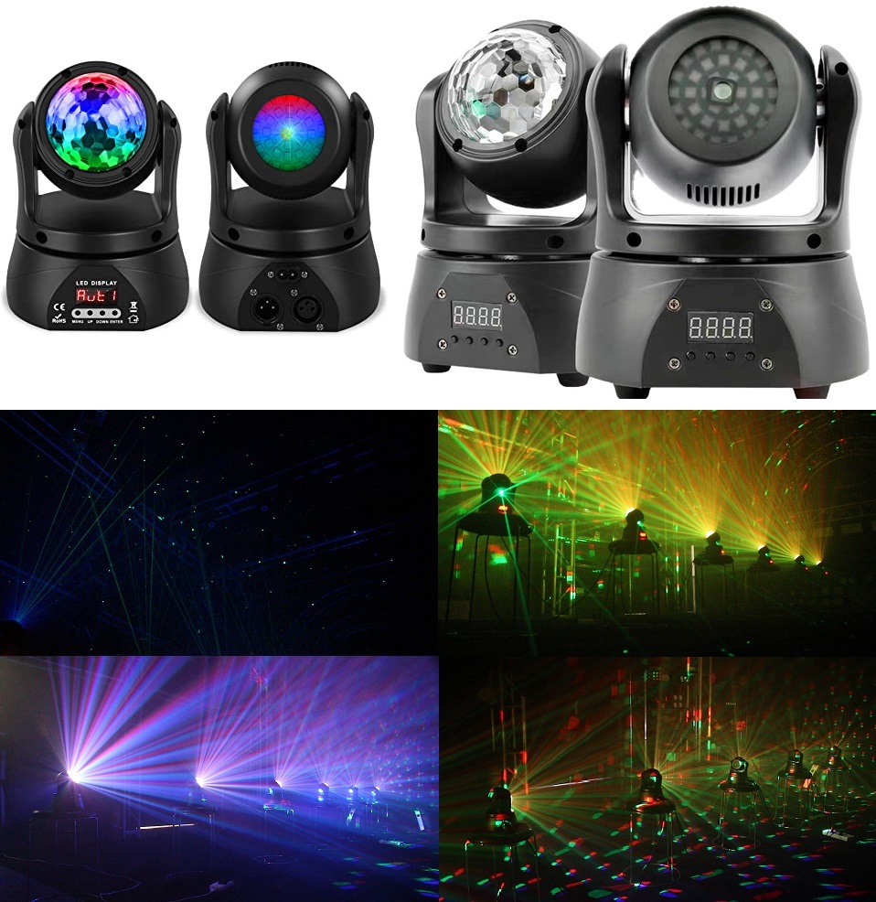 Professional Disco Moving Head Light DMX512 Stage, DJ Party Light. NEW PRODUCTS.