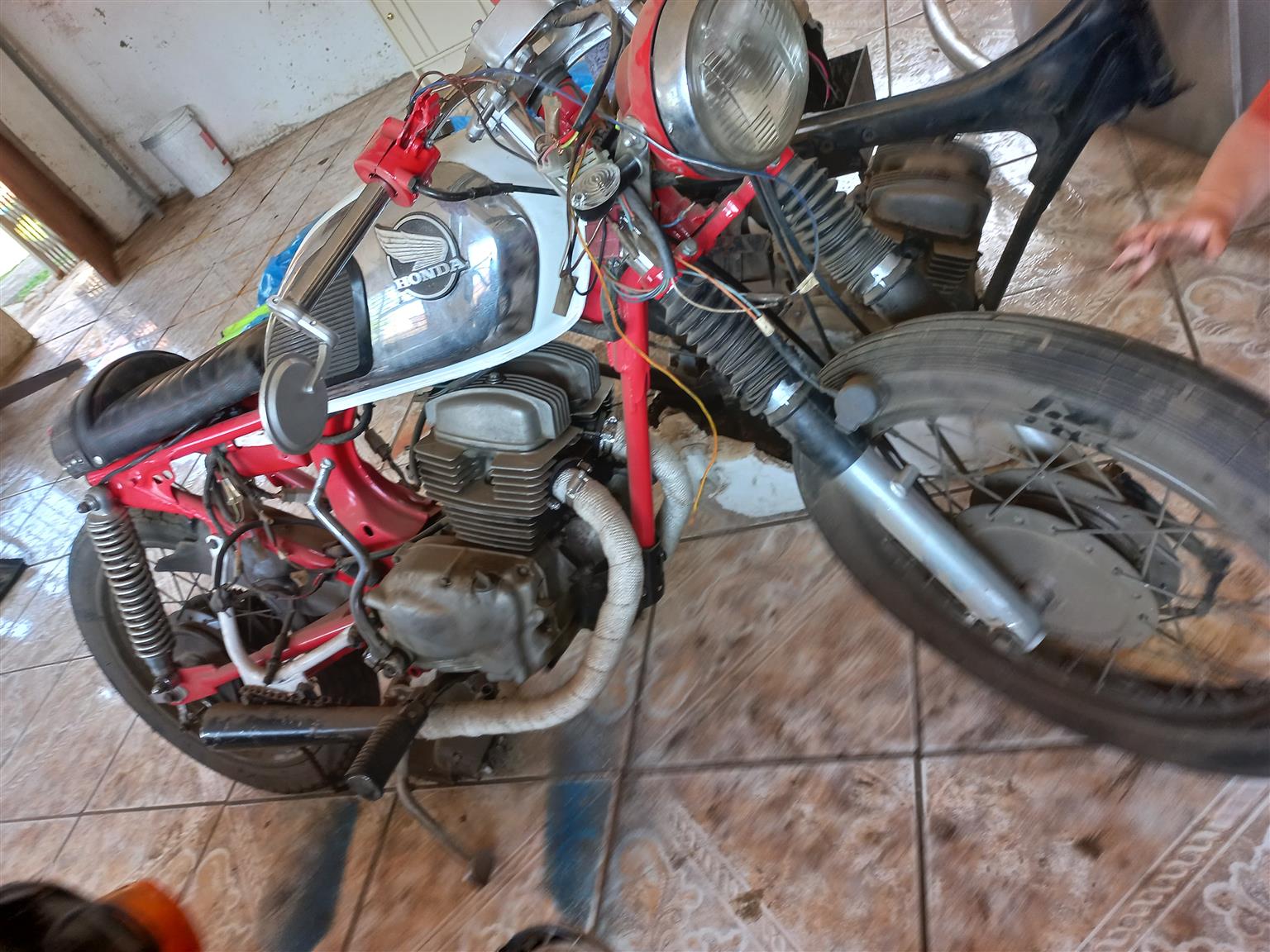 Honda CD200 bike and spares to complete second one