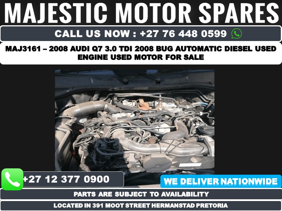 2008 Audi Q7 3.0 TDI used engine used motor for sale - Private Seller 2008 Audi Q7 3.0 TDI used engine used motor for sale - Private Seller