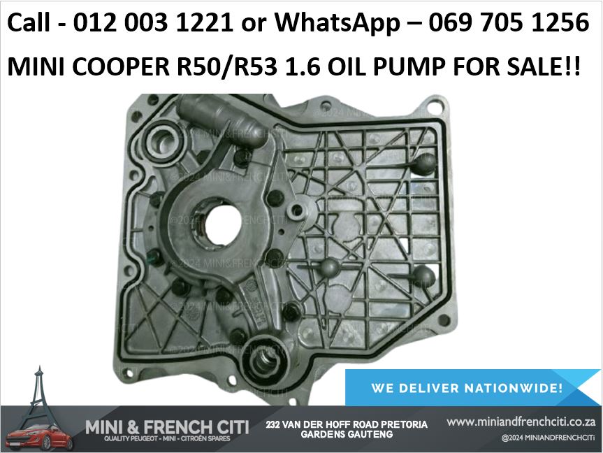Mini Cooper R50/R53 1.6 Oil Pump For Sale – Genuine OEM Replacement - Private Seller Mini Cooper R50/R53 1.6 Oil Pump For Sale – Genuine OEM Replacement - Private Seller
