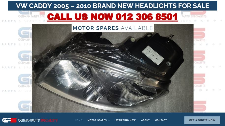 VW CADDY 2005 – 2010 BRAND NEW HEADLIGHTS FOR SALE - Private Seller VW CADDY 2005 – 2010 BRAND NEW HEADLIGHTS FOR SALE - Private Seller