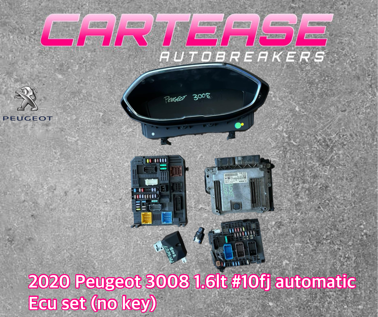 2020 Peugeot 3008 1.6 #10FJ Automatic (No Key) ECU Set - Private Seller 2020 Peugeot 3008 1.6 #10FJ Automatic (No Key) ECU Set - Private Seller