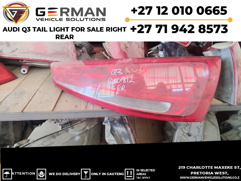 Audi q3 tail light right rear second-hand in working condition - Private Seller Audi q3 tail light right rear second-hand in working condition - Private Seller