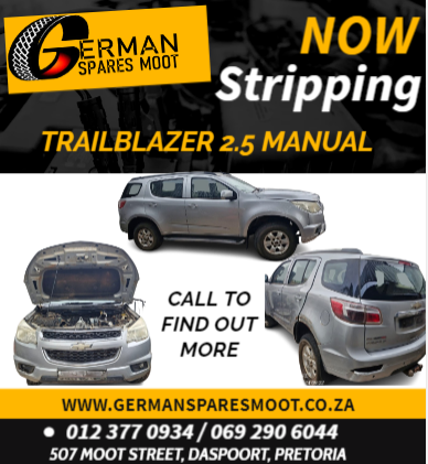 TRAIL BLAZER 2.5 MANUAL STRIPPING FOR SPARES - Private Seller TRAIL BLAZER 2.5 MANUAL STRIPPING FOR SPARES - Private Seller