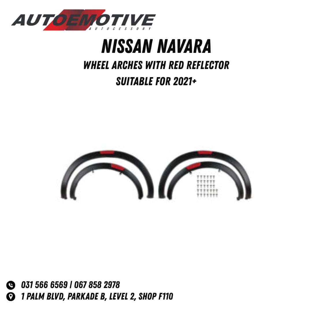 Nissan Navara Wheel Arches with Red Reflector | Supplied and Fitted - Umhlanga - Private Seller Nissan Navara Wheel Arches with Red Reflector | Supplied and Fitted - Umhlanga - Private Seller