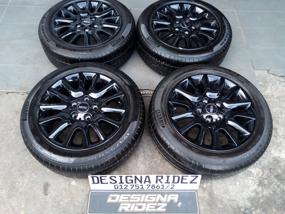 rims/wheels & tyres mini cooper 5x120pcd 195/55 r16 - Private Seller rims/wheels & tyres mini cooper 5x120pcd 195/55 r16 - Private Seller