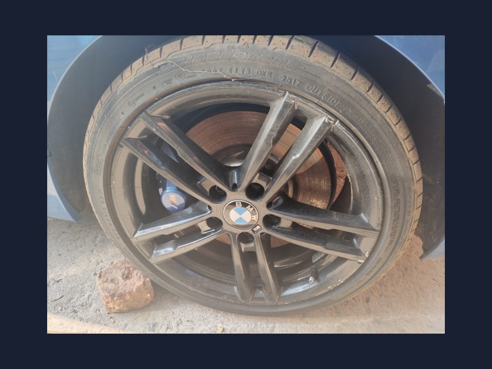 Bmw M140i F20 lci 245/35R18Y rims and mag tire set  for sale used - Private Seller