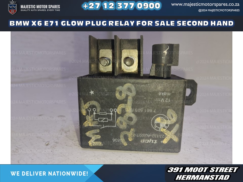 BMW X6 E71 Glow Plug Relay for sale - Private Seller