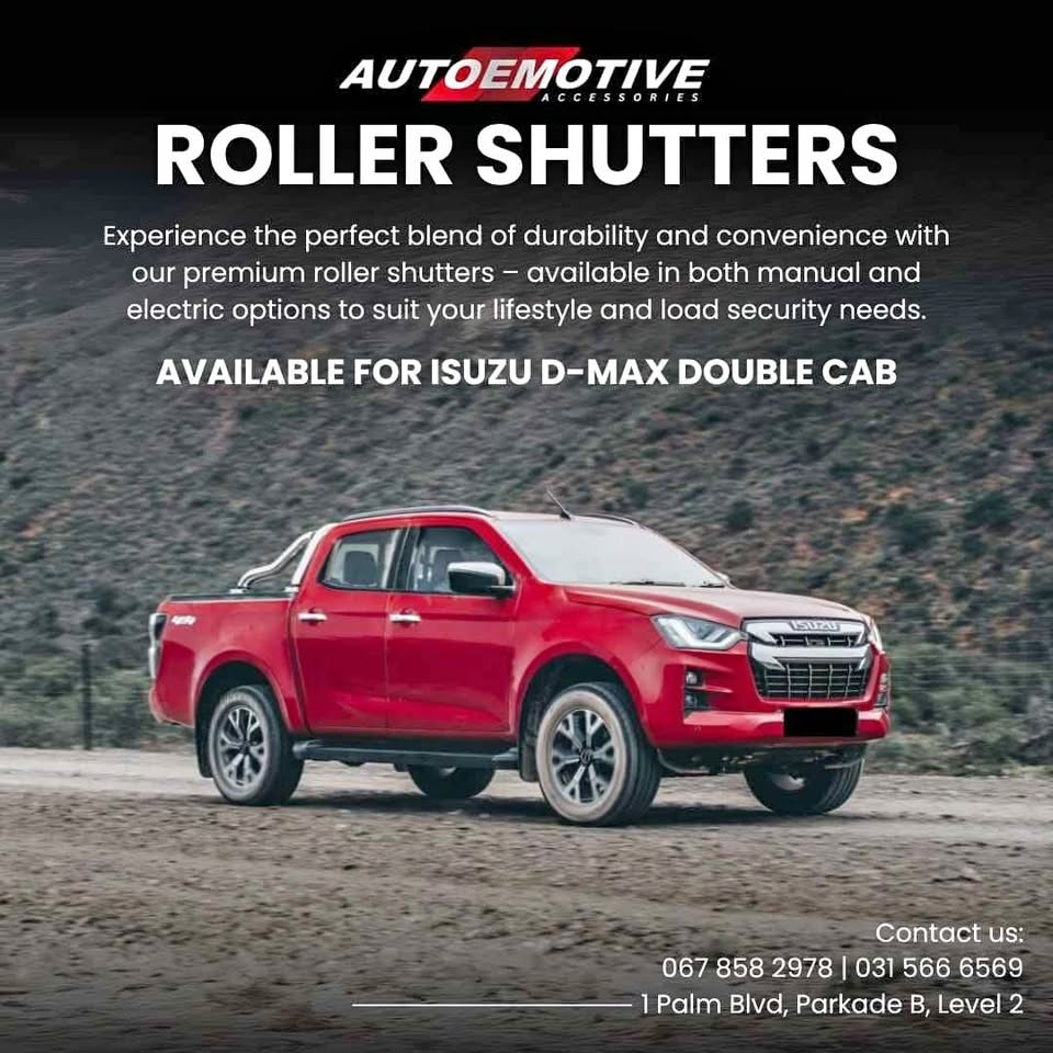 ISUZU DMAX Roller Shutter - Manual - Private Seller ISUZU DMAX Roller Shutter - Manual - Private Seller