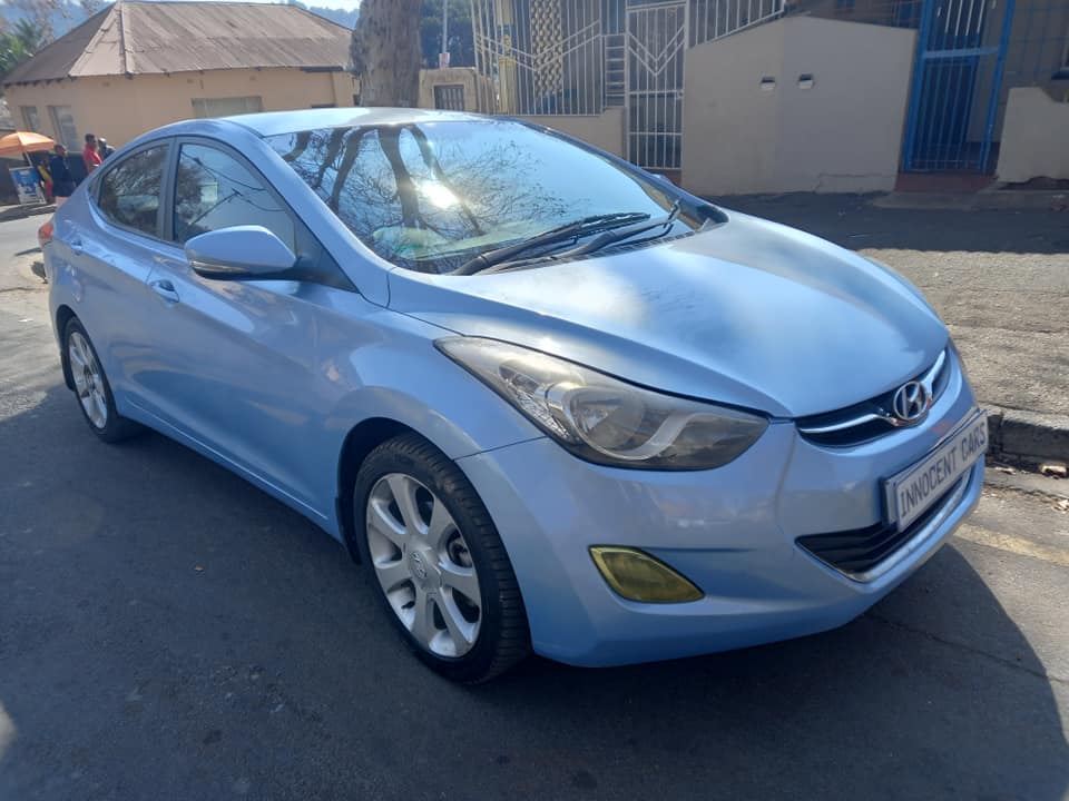 2013 HYUNDAI ELANTRA 1.8 GLS ENGINE PETROL, MANUAL, BLUE COLOR, MILEAGE 86000KMS