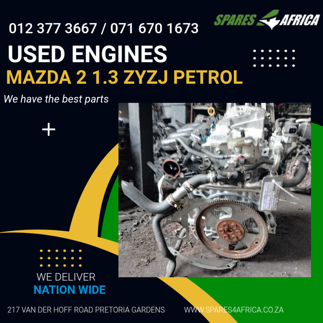 Used MAZDA 2 1.3 ZY-ZJ PETROL ENGINE FOR SALE for sale in Gauteng