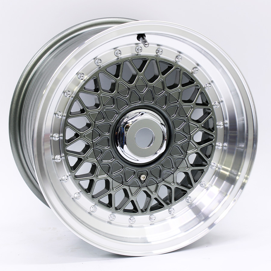 15″ M7540 4/100 & 4/108 Gunmetal Alloy Wheels