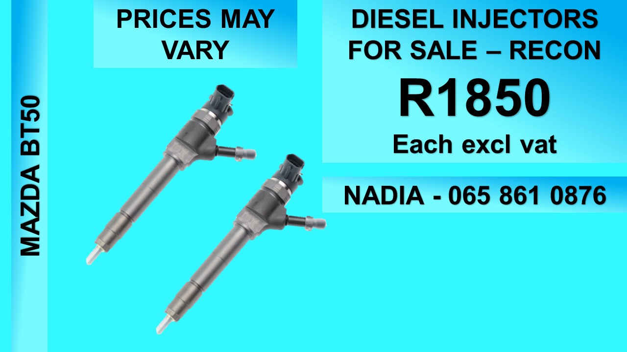 MAZDA BT50 DIESEL INJECTORS FOR SALE OR TO RECON NATIONWIDE - Private Seller MAZDA BT50 DIESEL INJECTORS FOR SALE OR TO RECON NATIONWIDE - Private Seller