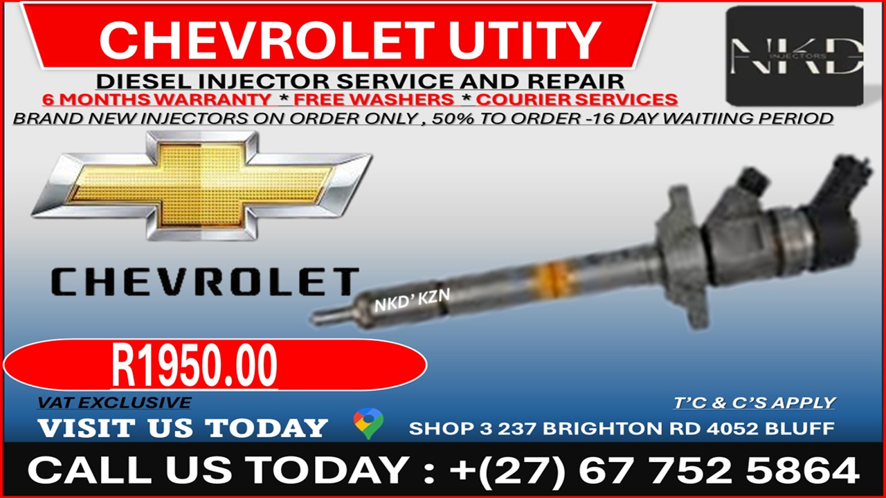 Chevrolet Utity Diesel Injectors on Recondition - Private Seller Chevrolet Utity Diesel Injectors on Recondition - Private Seller
