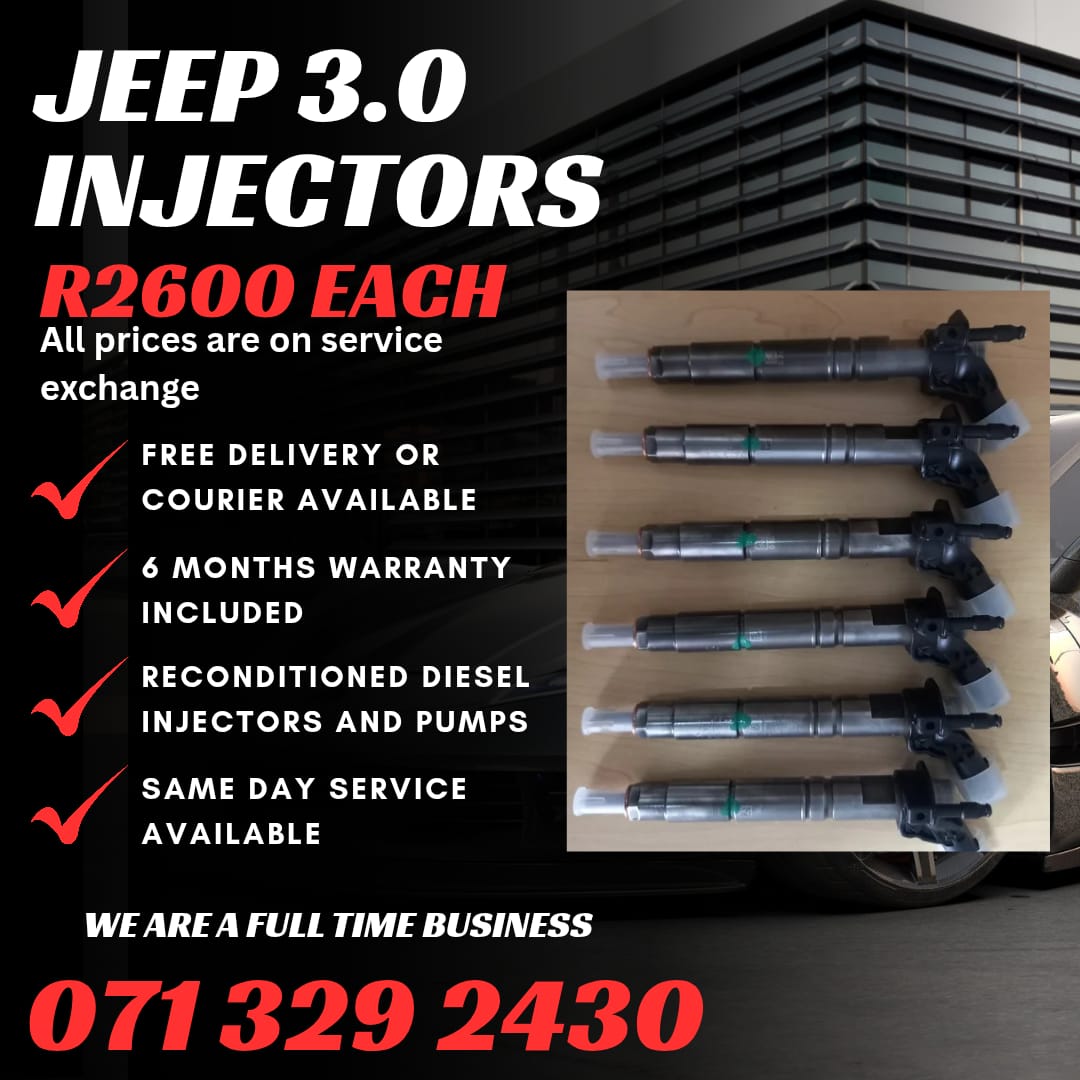 JEEP 3.0 INJECTORS FOR SALE WITH WARRANTY INCLUDED - Private Seller JEEP 3.0 INJECTORS FOR SALE WITH WARRANTY INCLUDED - Private Seller