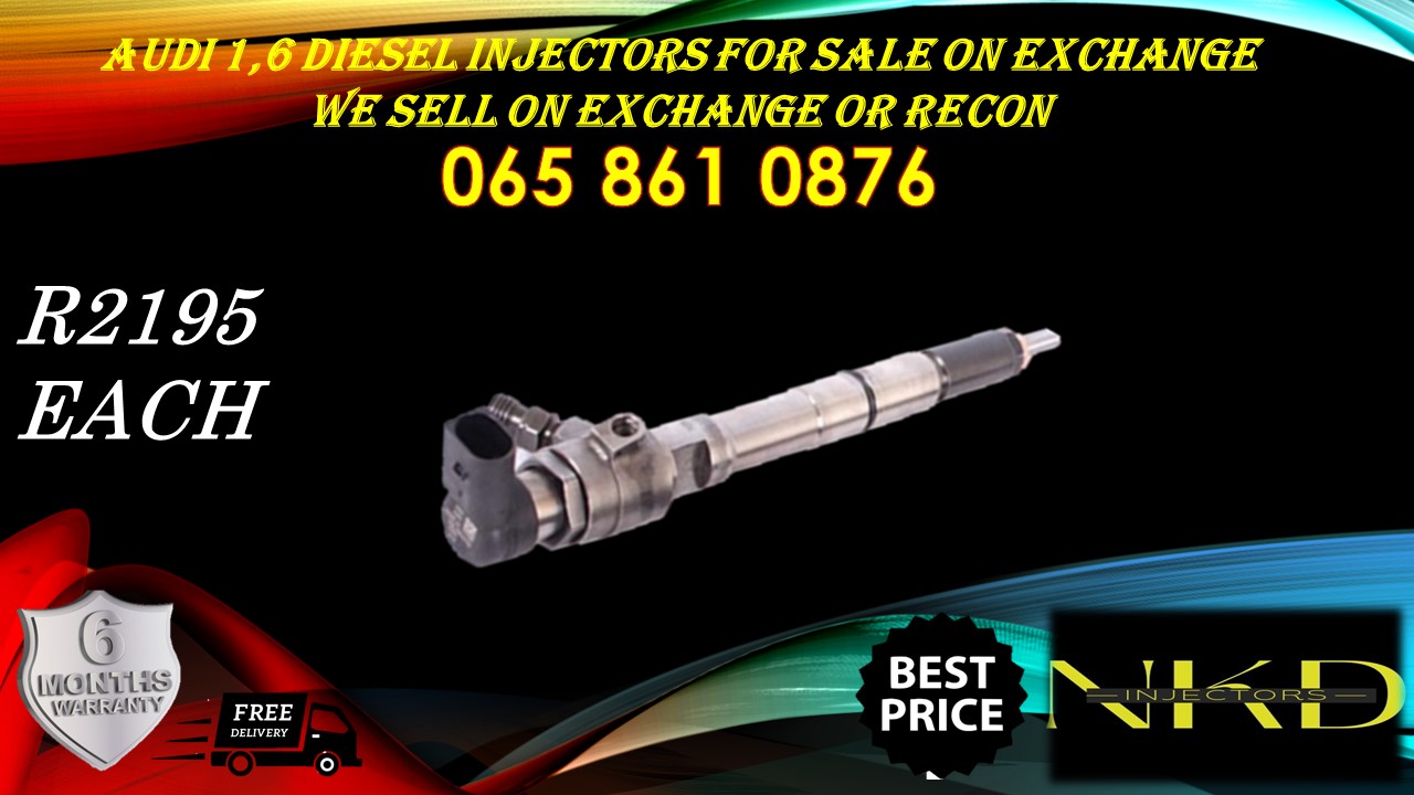 AUDI 1.6 INJECTORS WE SELL ON EXCHANGE OR RECONDITION WITH WARRANT - Private Seller AUDI 1.6 INJECTORS WE SELL ON EXCHANGE OR RECONDITION WITH WARRANT - Private Seller