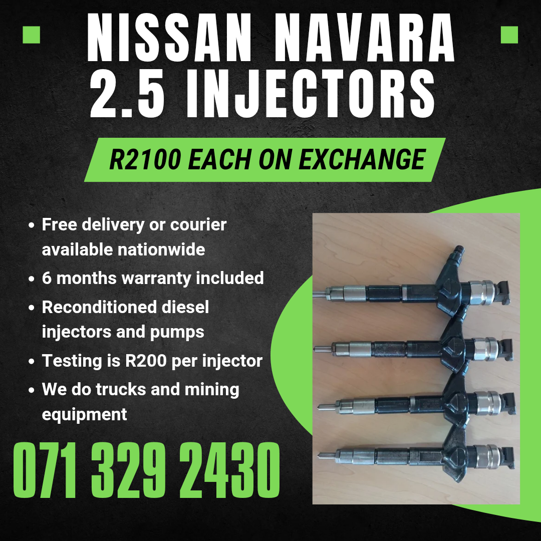 NISSAN NAVARA 2.5 INJECTORS FOR SALE WITH WARRANTY - Private Seller NISSAN NAVARA 2.5 INJECTORS FOR SALE WITH WARRANTY - Private Seller