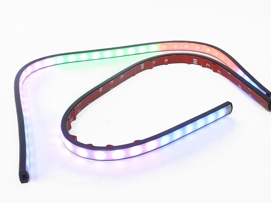 Flexible Multicolor LED Light Strips (pair)