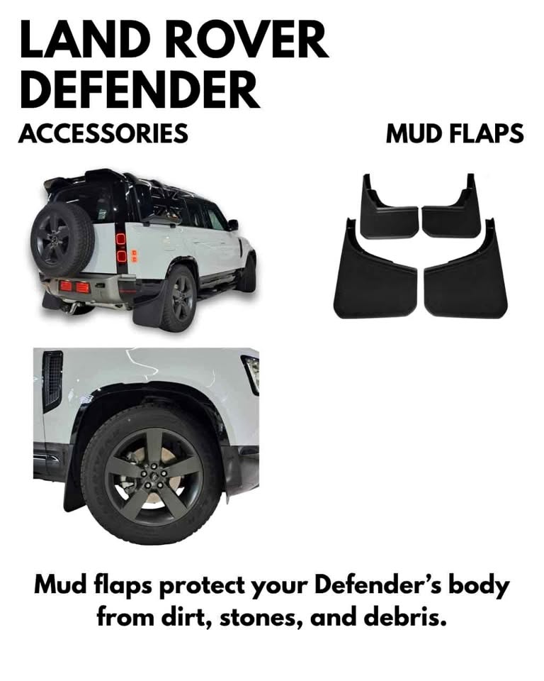 Land Rover Defender Mud Flaps - Private Seller Land Rover Defender Mud Flaps - Private Seller