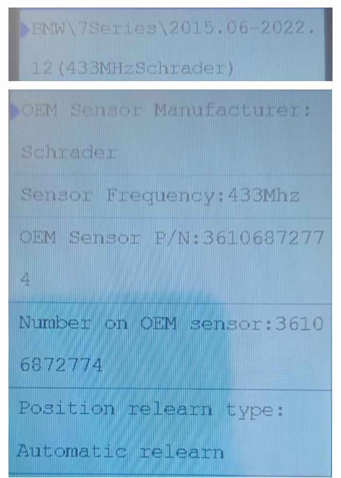 BMW 7 Series G11 Tyre pressure monitor sensors and valves - Private Seller BMW 7 Series G11 Tyre pressure monitor sensors and valves - Private Seller