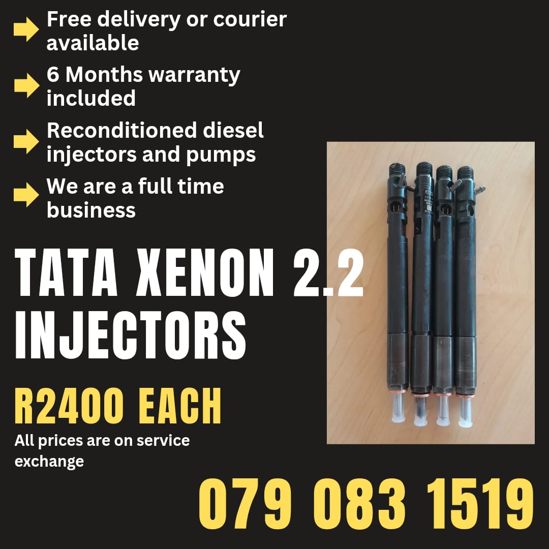 TATA XENON 2.2 INJECTORS FOR SALE WITH WARRANTY INCLUDED - Private Seller TATA XENON 2.2 INJECTORS FOR SALE WITH WARRANTY INCLUDED - Private Seller