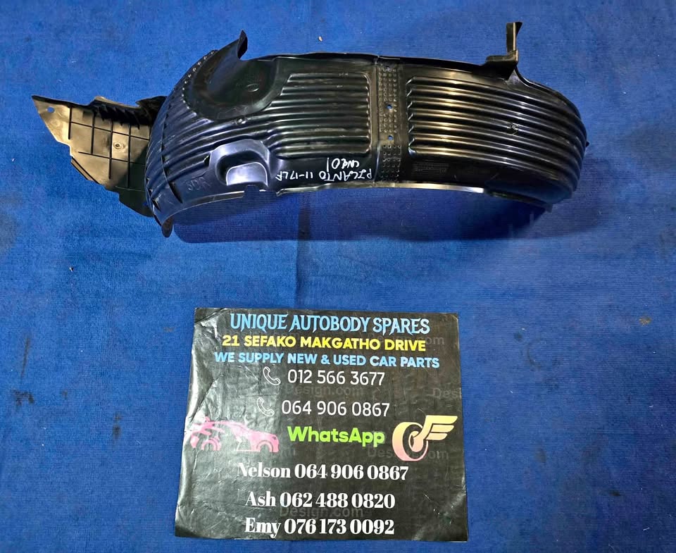 Kia Picanto Left Front Fender Liner - Private Seller Kia Picanto Left Front Fender Liner - Private Seller